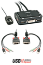 KVM Switch Compact 2 Port