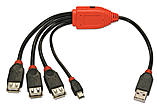 USB 2.0 Kabel-Hub 4 Port