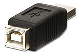 USB-Adapter A-Stecker/B-Kupplung