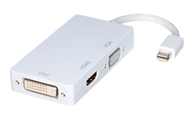Mini-DP an HDMI/DVI/VGA