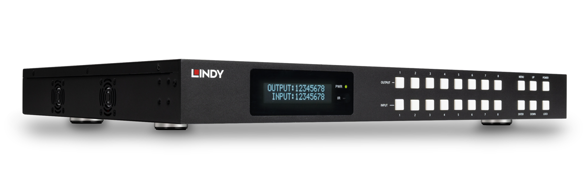 Lindy 8x8 HDMI&reg; 4K60 Seamless Multi-View Matrix