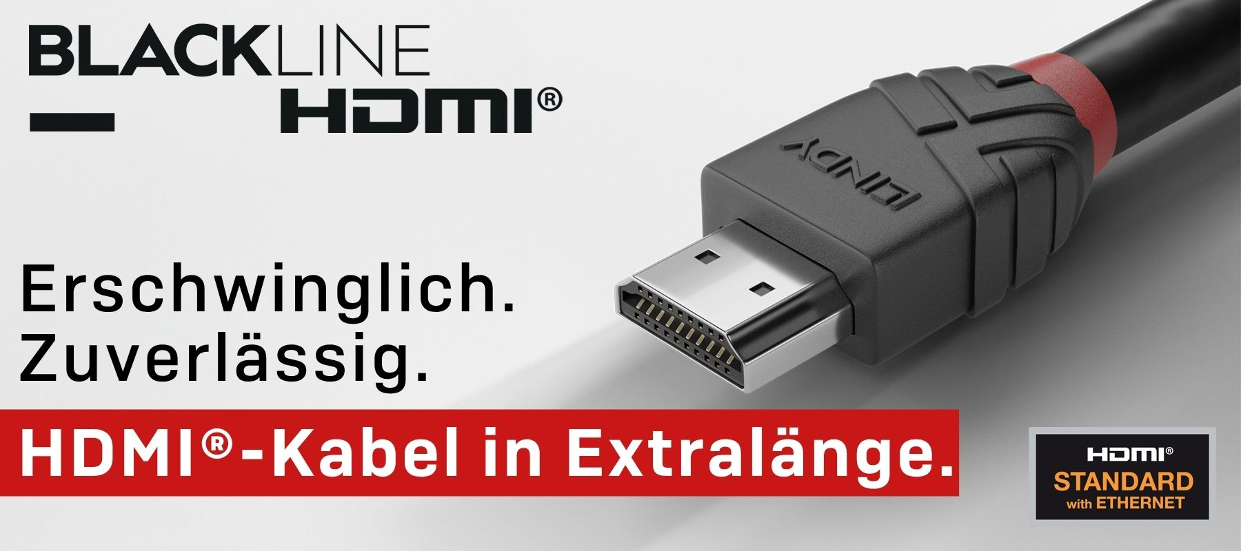 Lindy Black Line Standard HDMI Cable