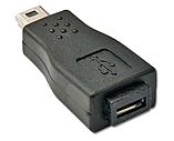 USB-Adapter Micro-B-Kupplung/Mini-B-Stecker