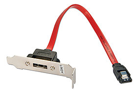 eSATA/SATA Slotblechadapter