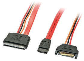 Micro SATA mit Stromanschluss