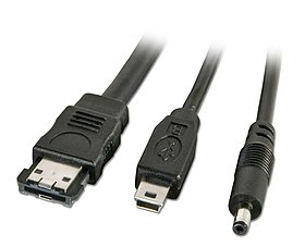 Power eSATA Kabel 5V