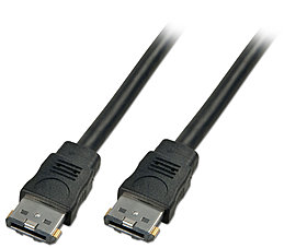 Power-over-eSATA Kabel 12V