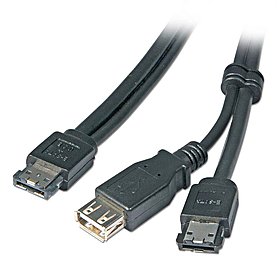 Power-over-eSATA Splitterkabel