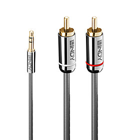 Audiokabel 3,5mm an 2x RCA