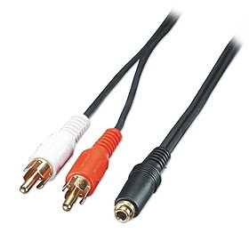Audio-Adapter 3,5mm-Buchse/RCA-Stecker