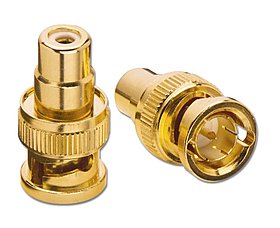 Adapter RCA-Buchse/BNC-Stecker