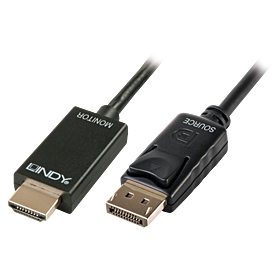 4K DisplayPort / HDMI Kabel