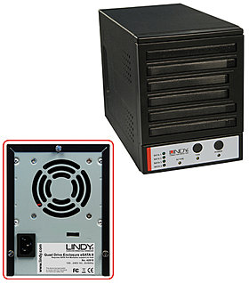 eSATA II Raid 4x HDD Geh�use Desktop