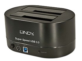 USB 3.0 Docking/Clone Station fr 2 HHDs