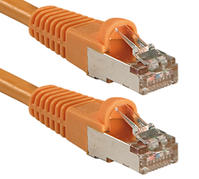 S/FTP Cat.6 Patchkabel orange 10m
