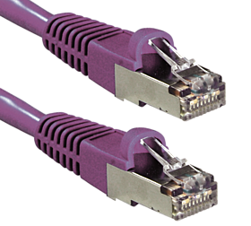 S/FTP Cat.6 Patchkabel violett 0,3m