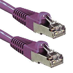 S/FTP Cat.6 Patchkabel violett 15m