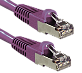 S/FTP Cat.6 Patchkabel violett 30m