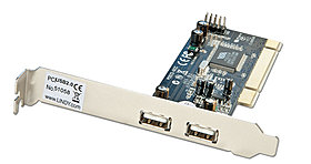 USB 2.0 Karte 2+2Port PCI