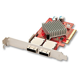 SAS/SATA 6G PCIe-Karte extern