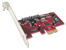 SATA-II PCIe-Karte 2-Port-intern RAID5