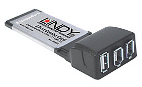 USB 2.0 FireWire ExpressCard
