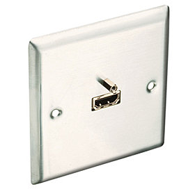 HDMI Wandanschluss Edelstahl