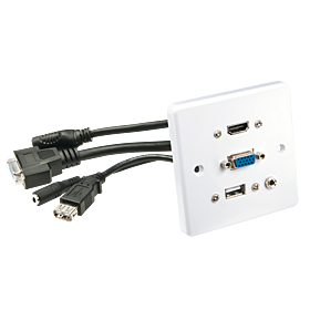 AV Wandanschluss HDMI/VGA/USB/Audio 3,5mm