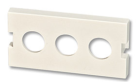 Wanddosen Einsatzblende BNC-/F-Stecker