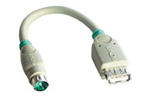 Kabeladapter USB an PS/2
