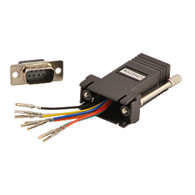 Adapter 9pol. Sub-D an RJ45