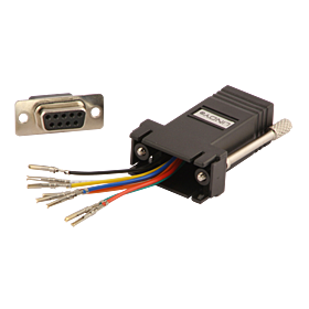 Adapter 9pol. Sub-D an RJ45