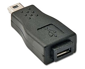 USB 2.0 Adapter Micro-B/Mini-B