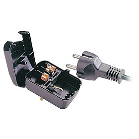 Schuko-Stecker an UK-Netzstecker